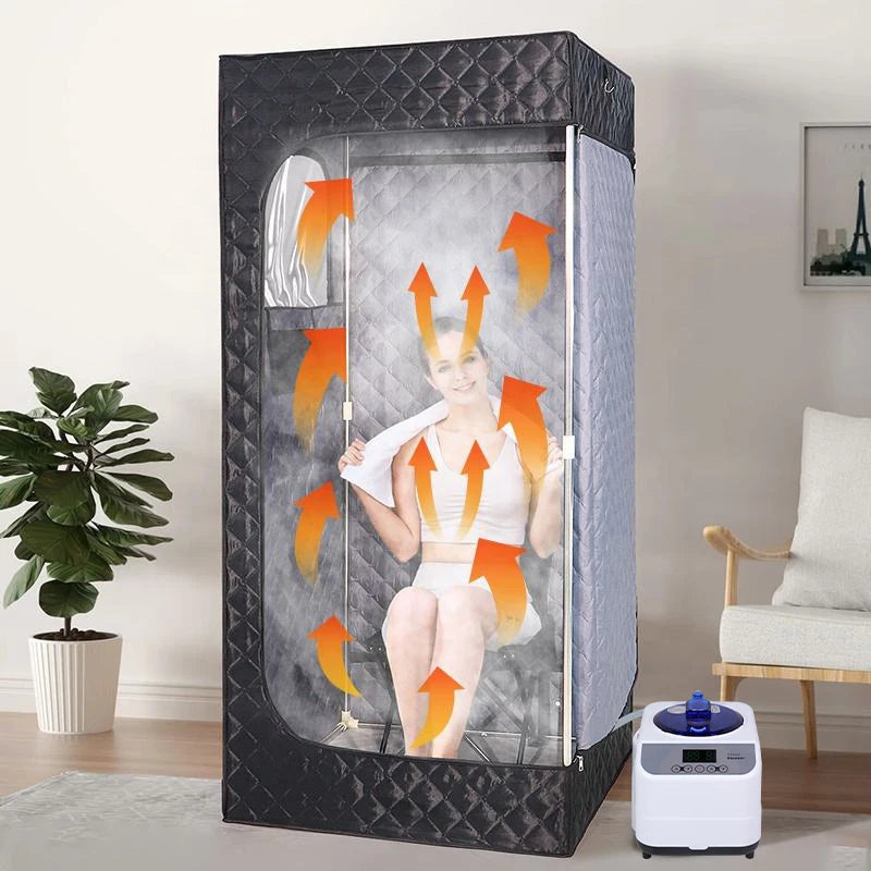 Axopneus™ SteamFlex Portable Sauna Tent (1500W Wet Steam System)