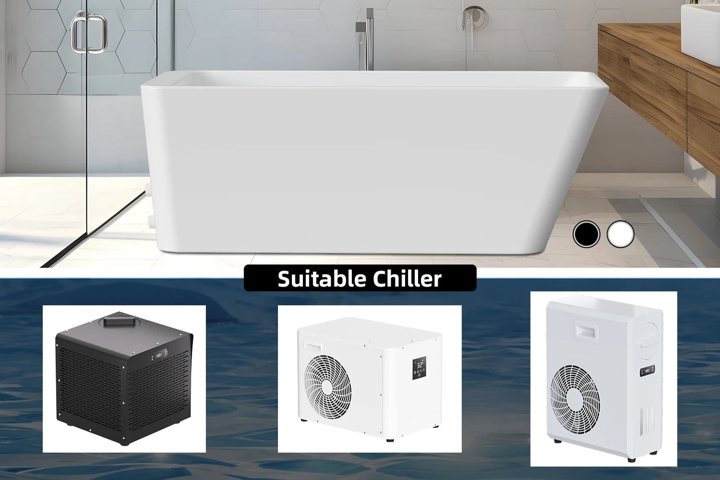 Axopneus™ ProFlow Ice Bath Recovery System (1HP Chiller Edition)