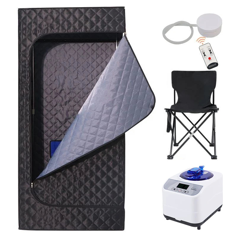Axopneus™ SteamFlex Portable Sauna Tent (1500W Wet Steam System)