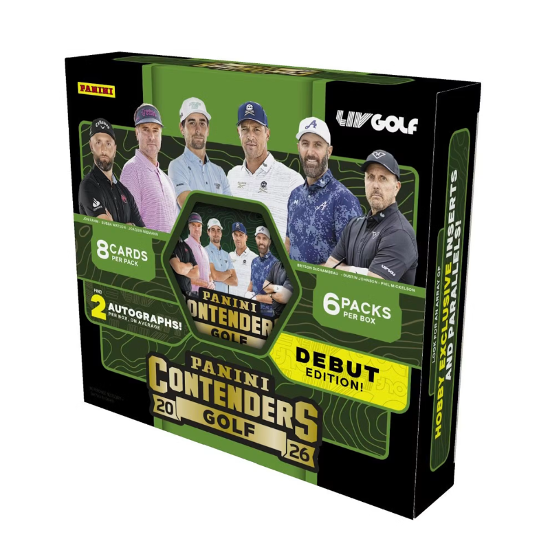2026 Panini Contenders LIV Golf Hobby Box case